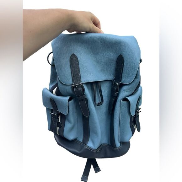 Coach Hudson Backpack With Varsity Stripe - Picture 2 of 7